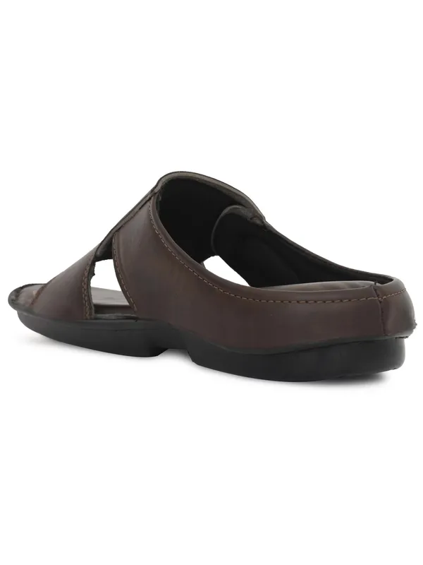 Brown_Synthetic_Leather_Slippers_For_Men