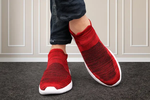 Red_Flyknit_Slip-On_Casual_Shoes_For_Men