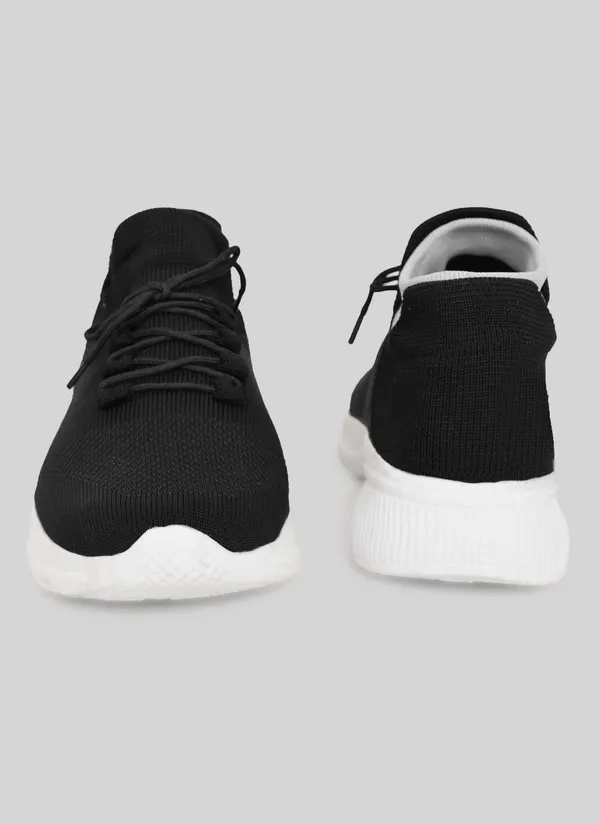 Black_Flyknit_Lace-Up_Sneakers_For_Men