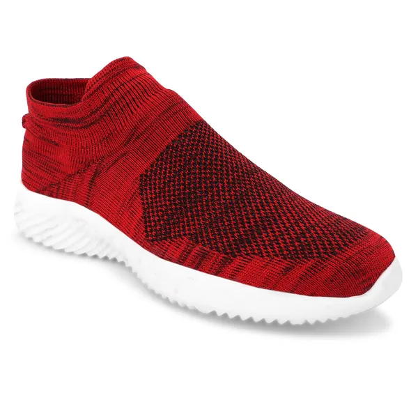 Red_Flyknit_Slip-On_Casual_Shoes_For_Men