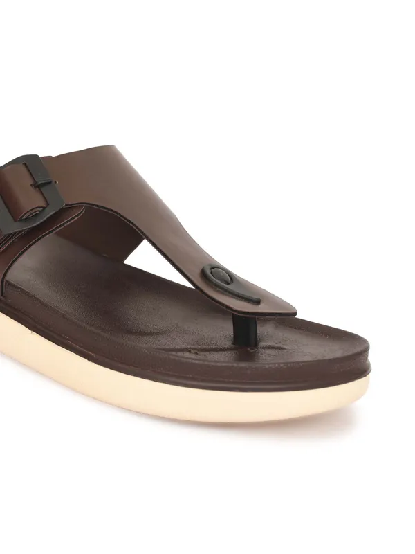 Brown_Synthetic_Leather_Toe-Post_Slippers_For_Men