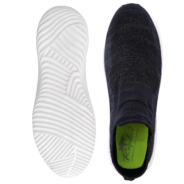 Black_White_Flyknit_Slip-On_Sneakers_For_Men