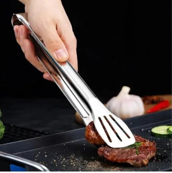 Stainless_Steel_Slotted_Head_Kitchen_Tongs_24Cm_Pack_Of_2