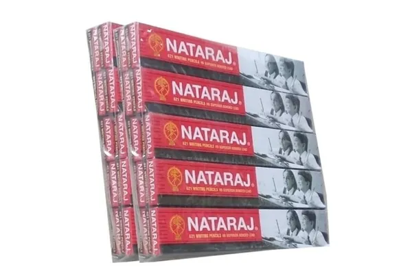 Natraj_Red_Colour_Pencil_Set_Of_100_Pieces_Per_Pack
