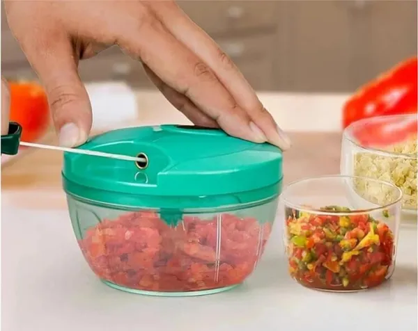 Plastic_Manual_Vegetable_Chopper_Pull_String_450Ml_Green_-_Pack_Of_2