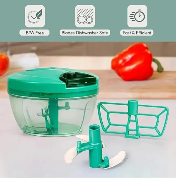 Plastic_Manual_Vegetable_Chopper_Pull_String_450Ml_Green_-_Pack_Of_2