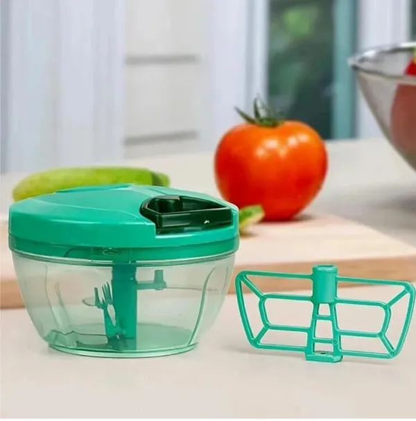 Plastic_Manual_Vegetable_Chopper_Pull_String_450Ml_Green_-_Pack_Of_2