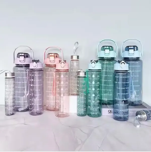Bpa-Free_Plastic_Motivational_Water_Bottle_With_Straw_And_Handle_Set_Of_3