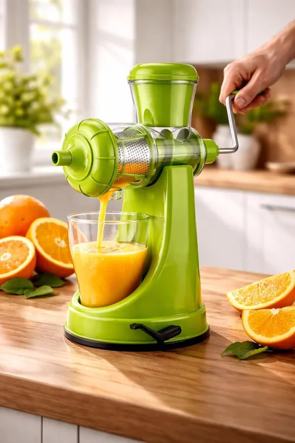 Abs_Plastic_Manual_Hand_Press_Juicer_Green