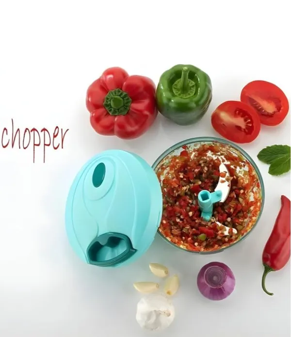 Bpa_Free_Manual_Vegetable_Chopper_Stainless_Steel_Blades_-_Pack_Of_2