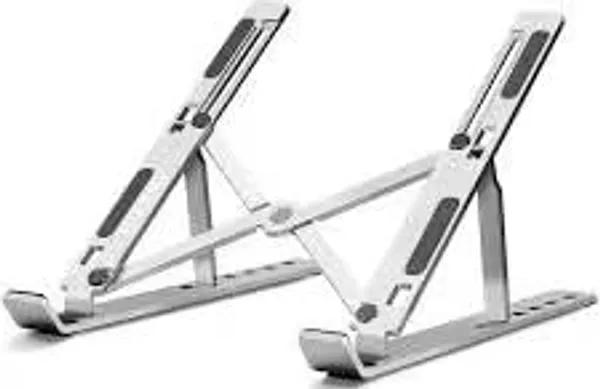 Silver_Aluminum_Adjustable_Foldable_Laptop_Stand
