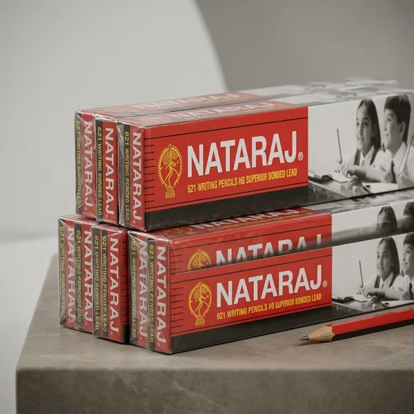 Natraj_Red_Colour_Pencil_Set_Of_100_Pieces_Per_Pack