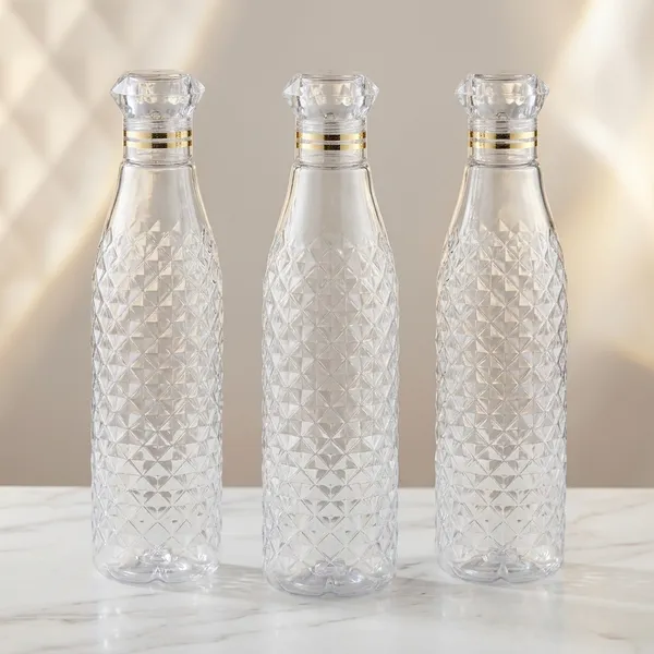 Glass_Diamond-Cut_Water_Bottle_Set_Of_3_Each_1_Litre