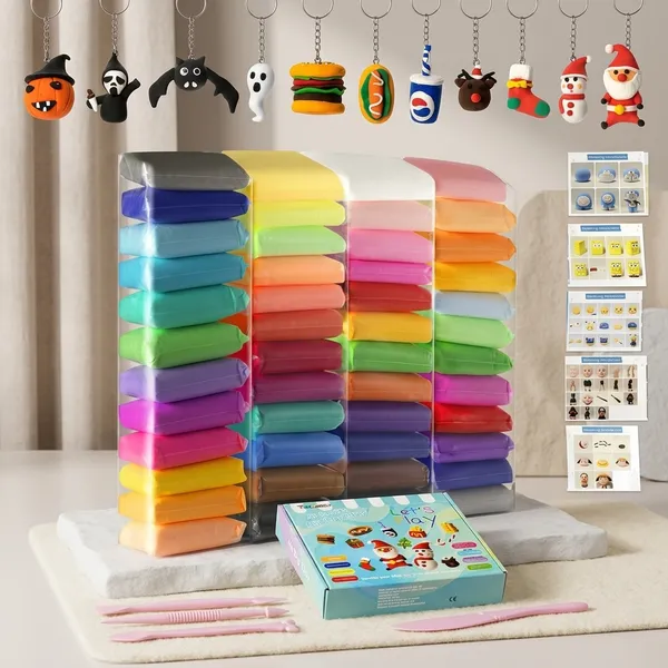 Air_Dry_Modeling_Clay_Set_48_Colors_For_Kids