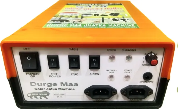 Durge_Maa_Krishi_Sewa_Kendra_Zatka_Machine_Solar_Fence_Energizer_For_Crops_Security_(Area_Covered_30_Acres)_Mppt_Solar_Charge_Controller