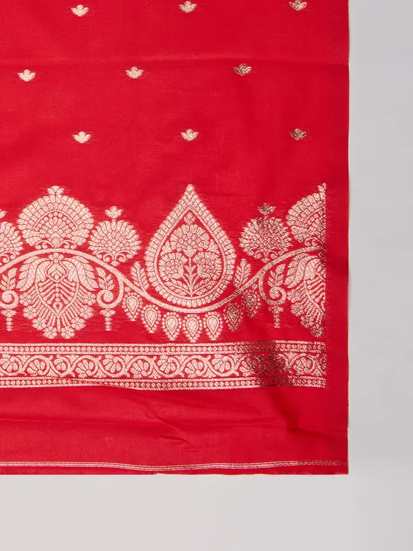 Crimson_red_and_gold_Banarasi_silk_saree