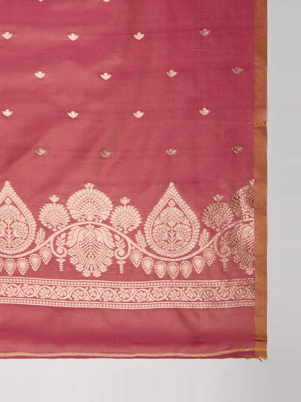 Rose_pink_and_muted_gold_Banarasi_silk_saree