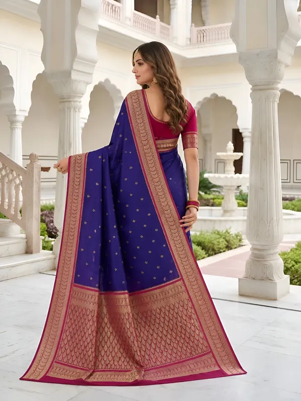 Royal_Blue_and_Magenta_Banarasi_Silk_Saree