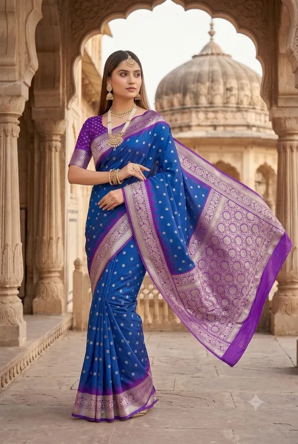 Royal_Blue_and_Purple_Banarasi_Silk_Saree
