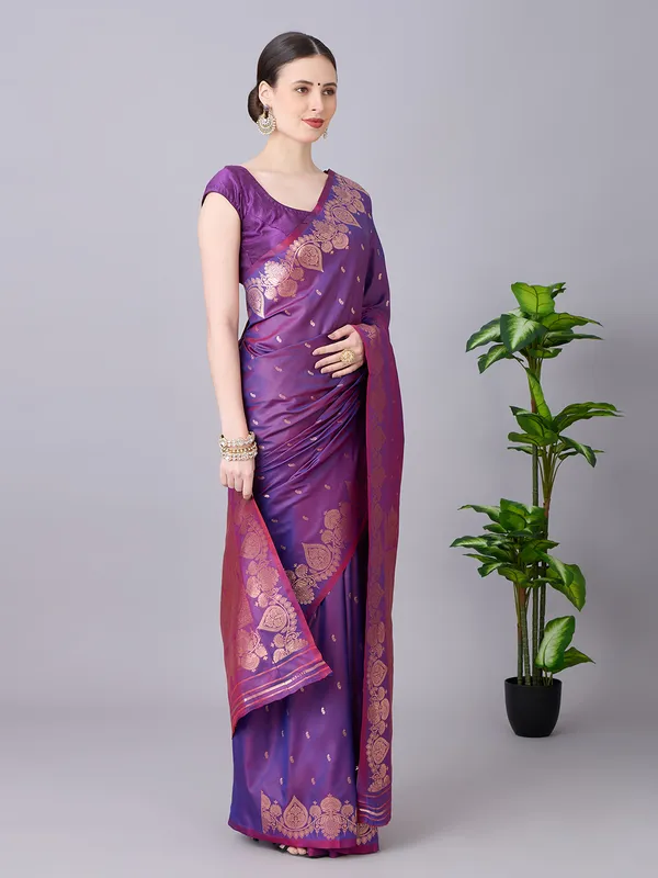 Royal_violet_and_gold_Banarasi_silk_saree