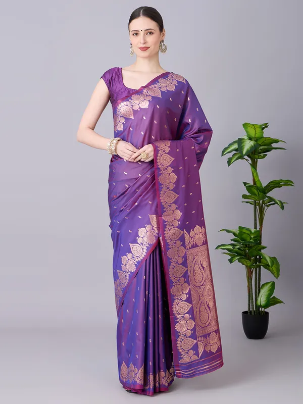Royal_violet_and_gold_Banarasi_silk_saree