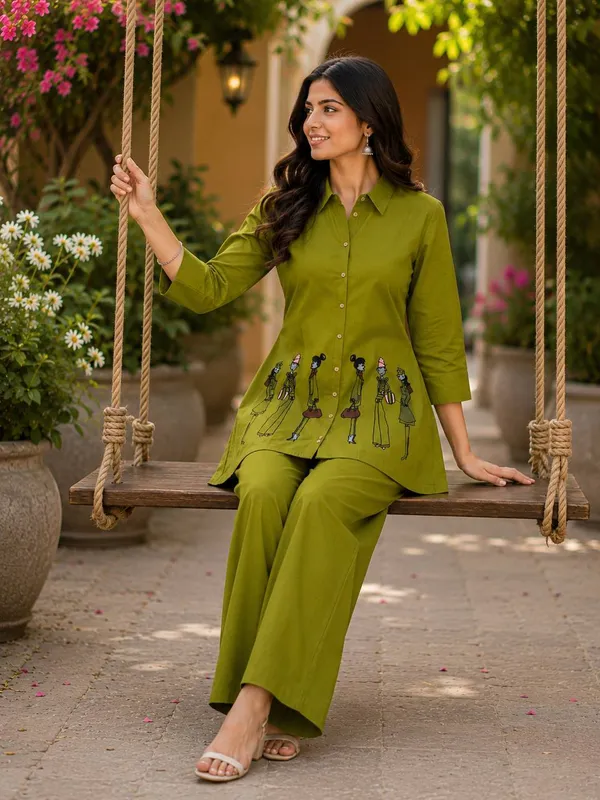The_Modern_Muse_Co-ord_Set_in_Moss_Green