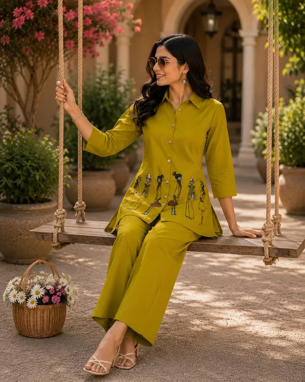 The_Modern_Muse_Co-ord_Set_in_Olive_Green