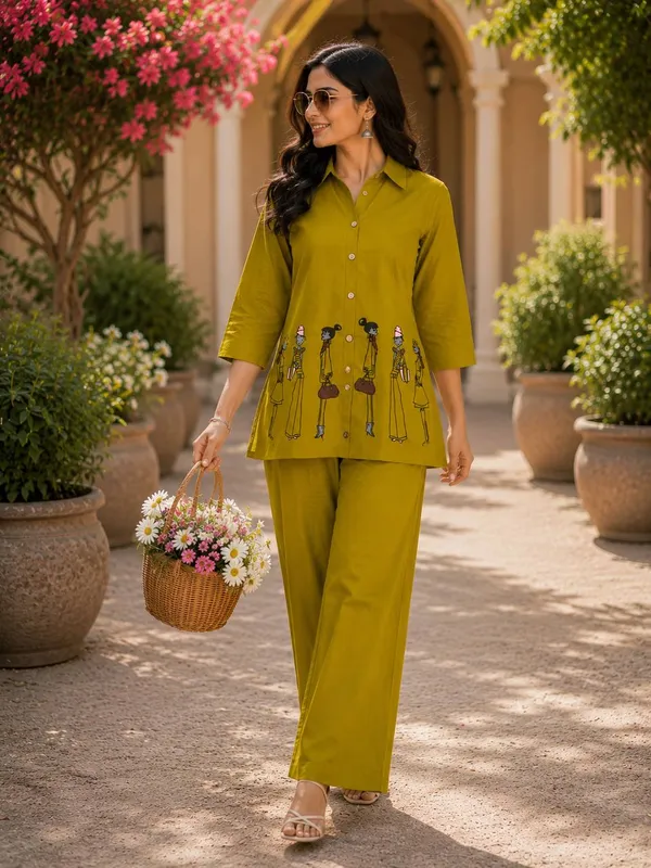 The_Modern_Muse_Co-ord_Set_in_Olive_Green