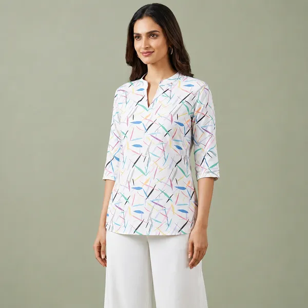 Multicolor_Premium_Rayon_Geometric_Print_Western_Top_With_Palazzo_For_Women