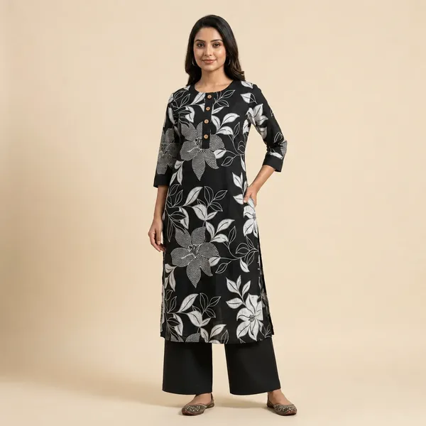 Midnight_Black_Cotton_Floral_Print_Palazzo_Set_For_Women