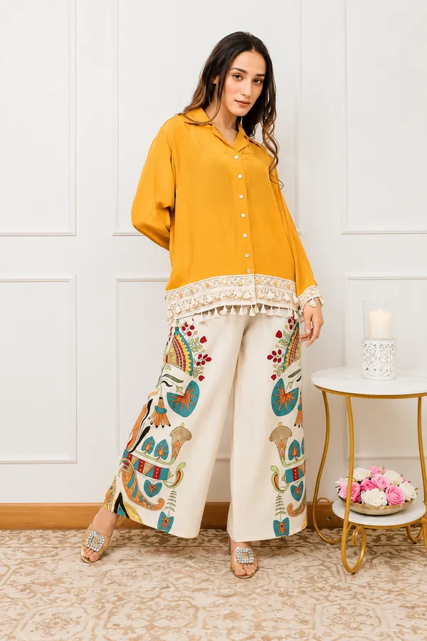 Mustard_Yellow_Rayon_Botanical_Print_A-Line_Palazzo_Set_For_Women