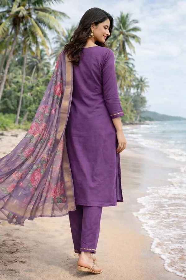 Mauve_Purple_Viscose_Roman_Silk_Embroidered_Suit_Set_For_Women