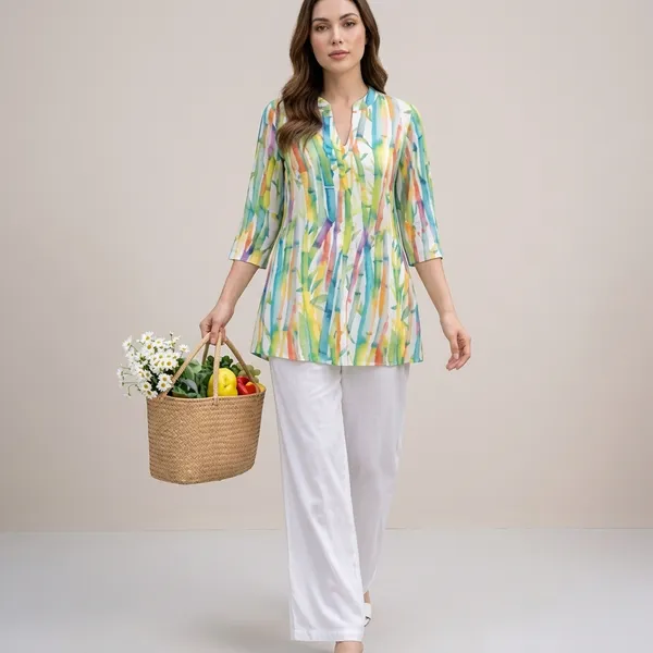 Multicolor_Premium_Rayon_Leaf_Print_Western_Top_With_Palazzo_For_Women