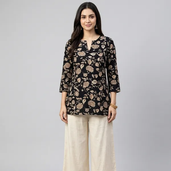 Midnight_Black_Rayon_Floral_Print_Western_Top_With_Palazzo_For_Women