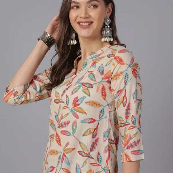 Off_White_Cotton_Botanical_Print_Western_Top_For_Women