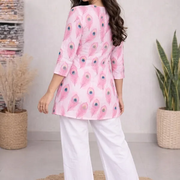 Multicolor_Rayon_Peacock_Print_Western_Top_With_Palazzo_For_Women