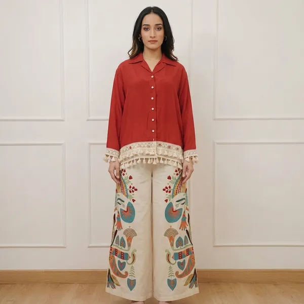 Crimson_Red_Rayon_Botanical_Print_Palazzo_Set_For_Women