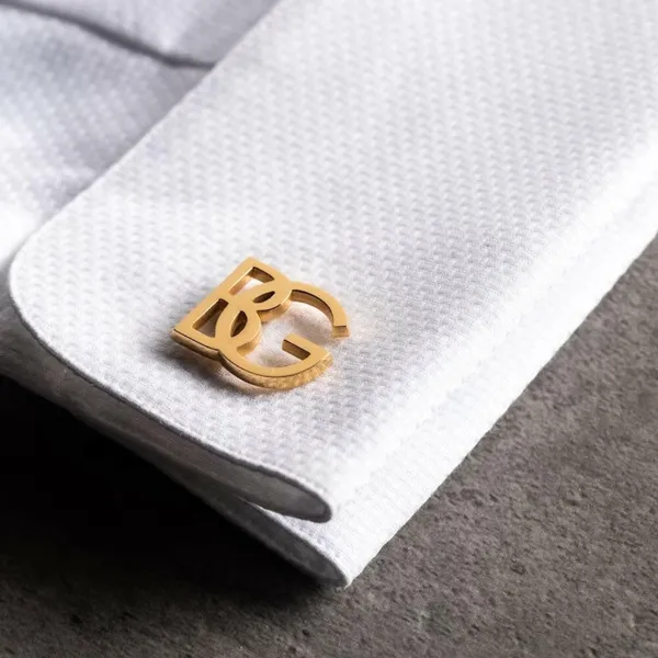 Personalized_Initial_Name_Cufflinks_Rose_Gold