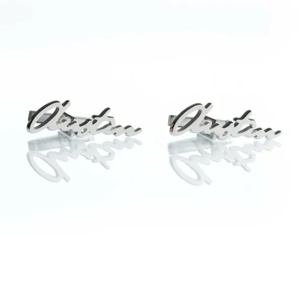 Personalized_Signature_Style_Name_Cufflinks_Gold