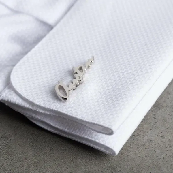 Personalized_Signature_Style_Name_Cufflinks_Gold