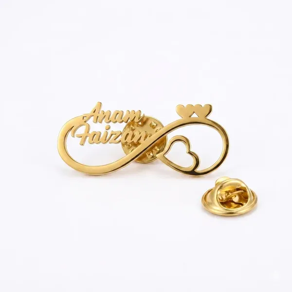 Custom_Couple_Name_Infinity_Brooch_Gold