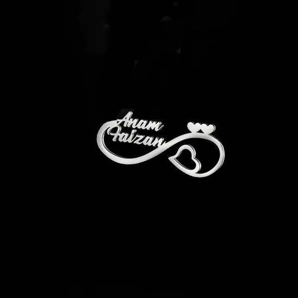 Custom_Couple_Name_Infinity_Brooch_Gold