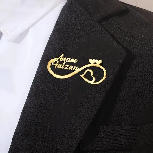 Custom_Couple_Name_Infinity_Brooch_Gold