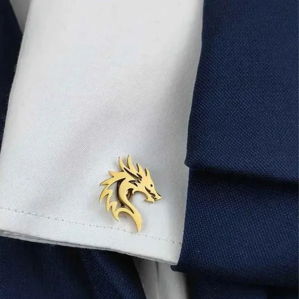 Dragon_Head_Cufflink_For_Men_Silver