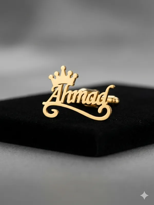 Custom_Brass_Cufflinks_with_Name