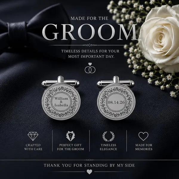 Custom_Engraved_Wedding_Cufflinks_–_Personalized_Initials,_Date_&_Monogram_for_Groom
