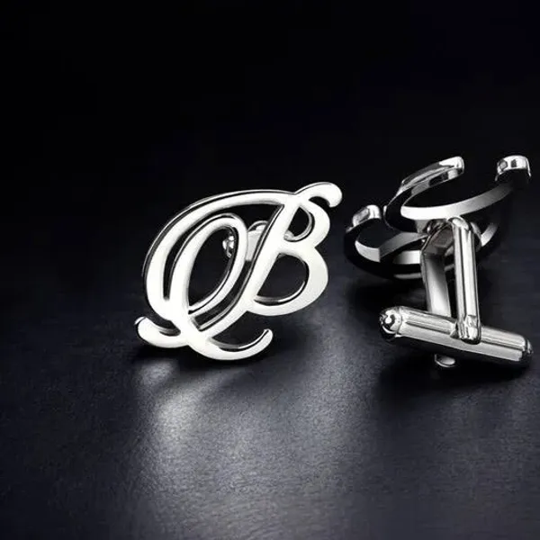 Custom_Monogram_Initial_B_Cufflinks_for_Men