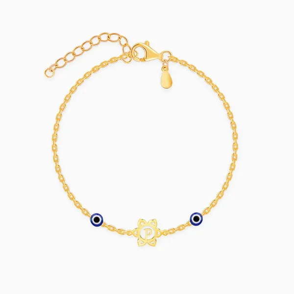 Golden_Personalised_Evil_Eye_Bloom_Bracelet_Rakhi