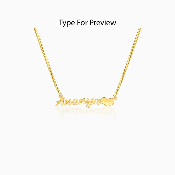 Golden_Personalised_Love_Pendant