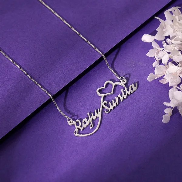 Silver_Personalised_Infinite_Love_Pendant